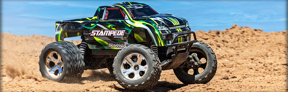 Stampede 2WD BL-2s Green