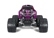 Stampede 2WD BL-2s (#36354-4) Front View (Pink)