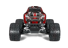 Stampede 2WD BL-2s (#36354-4) Front View (Red)