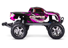 Stampede 2WD BL-2s (#36354-4) Side View (Pink)