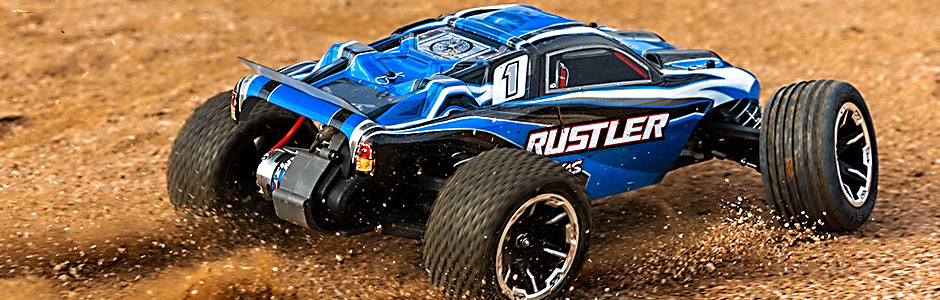 Rustler 2WD Blue