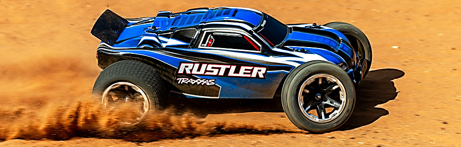 Rustler 2WD Blue