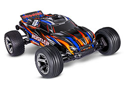 37354-4 Rustler® Brushless: 1/10 Scale Stadium Truck with TQ™ 2.4 GHz radio system