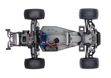 Rustler 2WD BL-2s (#37354-74) Chassis Top View