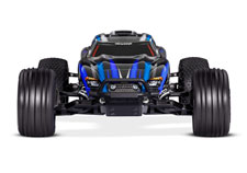 Rustler 2WD BL-2s (#37354-4) Front View (Blue)