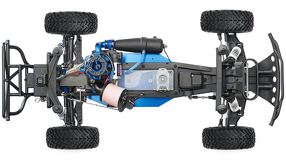 Nitro Slash (#44056-3) Top Chassis View