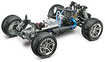 Nitro Rustler with TSM (#44096-3) Three-Quarter Chassis View