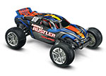 Blue Nitro Rustler®:  1/10-Scale Nitro-Powered 2WD Stadium Truck with TQi™ Traxxas Link™ Enabled 2.4GHz Radio System & Traxxas Stability Management (TSM)®