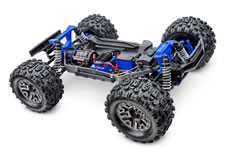 Stampede 4X4 Brushless (#67154-4) Chassis Three-Quarter View