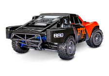 Slash 4X4 Brushless (#68154-4) Rear Three-Quarter View (FOX)