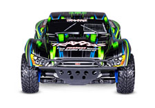 Slash 4X4 Brushless (#68154-4) Front View (Green)