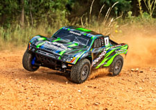 Slash 4X4 Brushless (#68154-4) Action (Green)