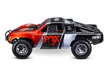 Slash 4X4 Brushless (#68154-4) Side View (FOX)