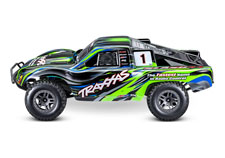 Slash 4X4 Brushless (#68154-4) Side View (Green)