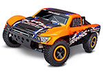 Orange Slash® 4X4 VXL: 1/10 Scale 4WD Brushless Short Course Truck with TQi™ Traxxas Link™ Enabled 2.4GHz Radio System & Traxxas Stability Management (TSM)®