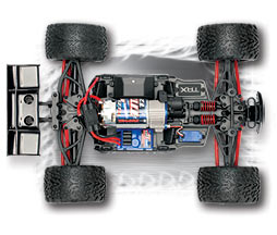 1/16th E-Revo Top Chassis