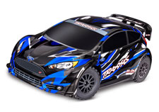 Fiesta ST Rally Brushless (#74154-4) Front Three-Quarter View (Blue)