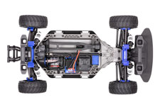 Fiesta ST Rally Brushless (#74154-4) Chassis Top View