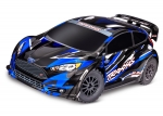 Blue Ford® Fiesta® ST Rally Brushless:  1/10 Scale Electric Rally Racer with TQ™ 2.4GHz radio system