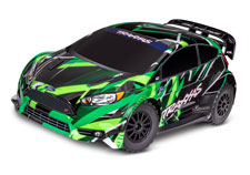 Fiesta ST Rally VXL Brushless (#74267-4) Front Three-Quarter View (Green)