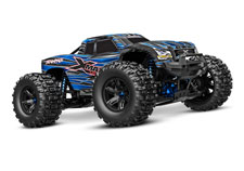 X-Maxx Ultimate (#77097-4) Front Three-Quarter View (Blue)