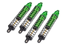 X-Maxx Ultimate (#77097-4) Aluminum GTX Shocks (Green)