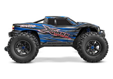 X-Maxx Ultimate (#77097-4) Side View (Blue)