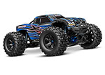 Blue X-Maxx® Ultimate: Brushless Electric Monster Truck with TQi™ Traxxas Link™ Enabled 2.4GHz Radio System & Traxxas Stability Management (TSM)®