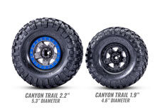 TRX-4 Sport High Trail (#82044-4) Canyon Tires Comparison