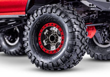 TRX-4 Sport High Trail (#82044-4) Canyon Trail 2.2″ Tires & 5-Spoke Wheels with Replica Beadlock Rings