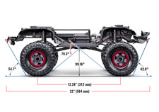 TRX-4 Sport High Trail (#82044-4) Geometry - Approach & Departure Angles