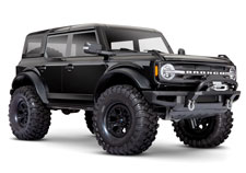 TRX-4 - 2021 Ford Bronco (#92076-4) Front Three-Quarter View (Shadow Black)