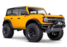 TRX-4 - 2021 Ford Bronco (#92076-4) Front Three-Quarter View (Cyber Orange)