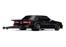 Ford 5.0 Mustang Drag Slash (#94346-74) Rear Three-Quarter View (Black)