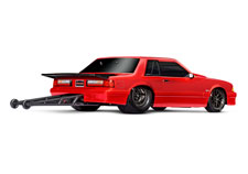 Ford 5.0 Mustang Drag Slash (#94346-74) Rear Three-Quarter View (Red)