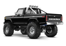 1/18 TRX-4M Ford F-150 High Trail Edition (#97044-1) Rear Three-Quarter View (Black)