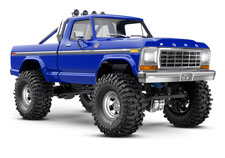 1/18 TRX-4M Ford F-150 High Trail Edition (#97044-1) Front Three-Quarter View (Blue)