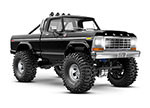 Black TRX-4M™ Scale and Trail® Crawler with 1979 Ford® F-150® Truck Body: 1/18-Scale 4WD Electric Truck with TQ 2.4GHz Radio System