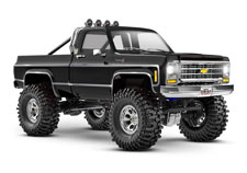 1/18 TRX-4M Chevrolet K10 High Trail Edition (#97064-1) Front Three-Quarter View (Black)