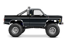 1/18 TRX-4M Chevrolet K10 High Trail Edition (#97064-1) Front Three-Quarter View (Black)