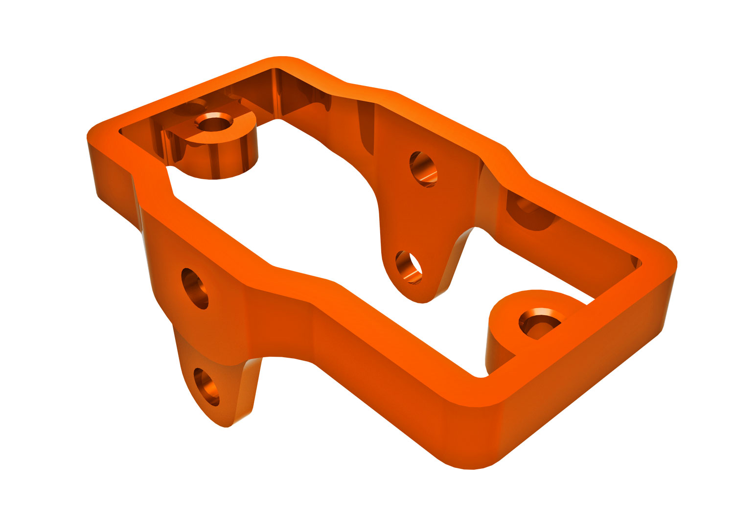 Orange Aluminum Servo Mount