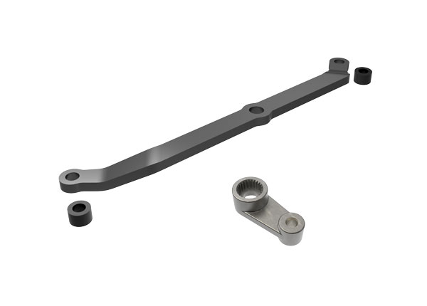 Gray Aluminum Steering Link