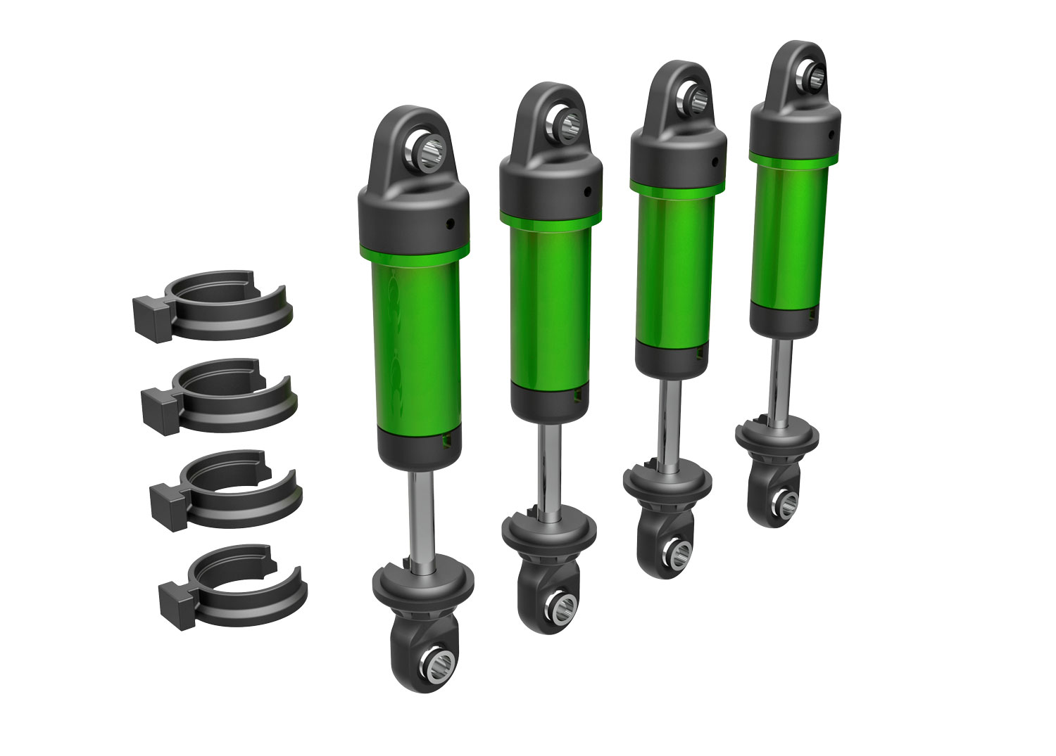 Green Aluminum GTM Shocks