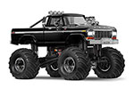 Black TRX-4MT™ Monster Truck with 1979 Ford® F-150® Truck Body: 1/18-Scale 4WD Electric Truck with TQ 2.4GHz Radio System