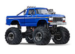 Blue TRX-4MT™ Monster Truck with 1979 Ford® F-150® Truck Body: 1/18-Scale 4WD Electric Truck with TQ 2.4GHz Radio System