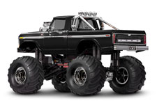 1/18 TRX-4MT Ford F-150 Monster Truck (#98044-1) Rear Three-Quarter View (Black)