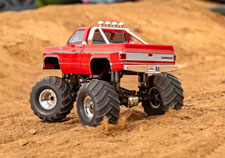 1/18 TRX-4MT Chevrolet K10 Monster Truck (#98064-1) Action (Red)