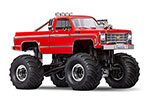 Red TRX-4MT™ Monster Truck with 1979 Chevrolet® K10 Truck Body: 1/18-Scale 4WD Electric Truck with TQ 2.4GHz Radio System