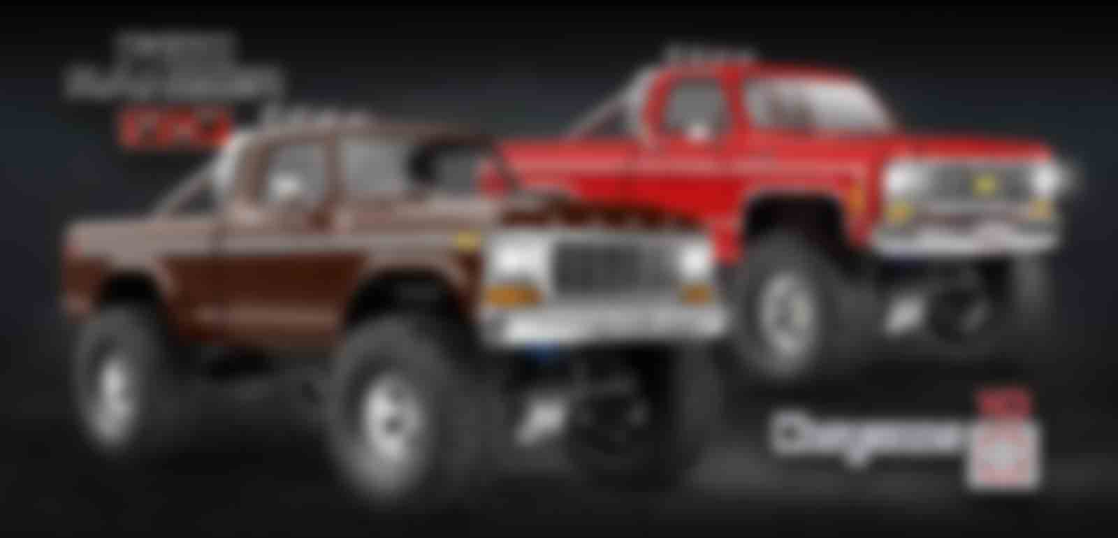 TRX-4M Ford F-150 & Chevrolet K10 High Trail Edition