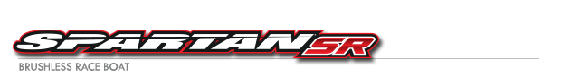 Spartan® SR:  Brushless 36" Race Boat with TQi™ Traxxas Link™ Enabled 2.4GHz Radio System & Traxxas Stability Management (TSM)® Logo